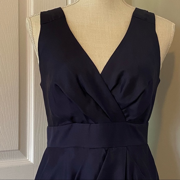 NWT Navy Sleeveless Silk Banana Republic Dress, 2 - Picture 3 of 15